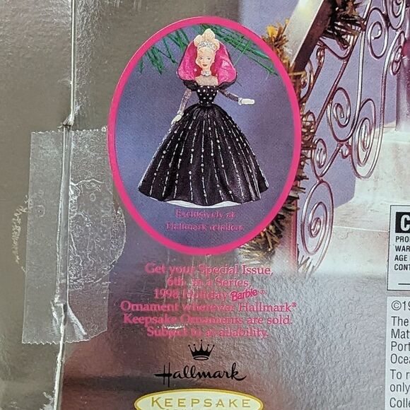 Barbie Happy Holidays 1998 6th Edition Vintage Christmas Doll Mattel 90s - Picture 10 of 11